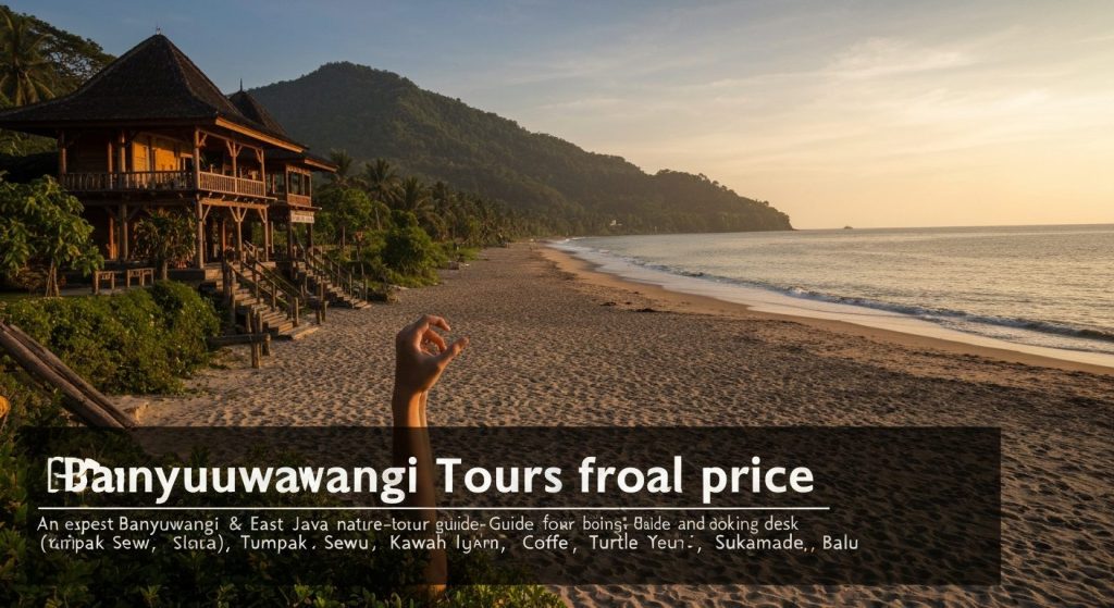 banyuwangi tours from bali price — Photorealistic editorial travel photograph relevant to: An expert Banyuwangi & East J