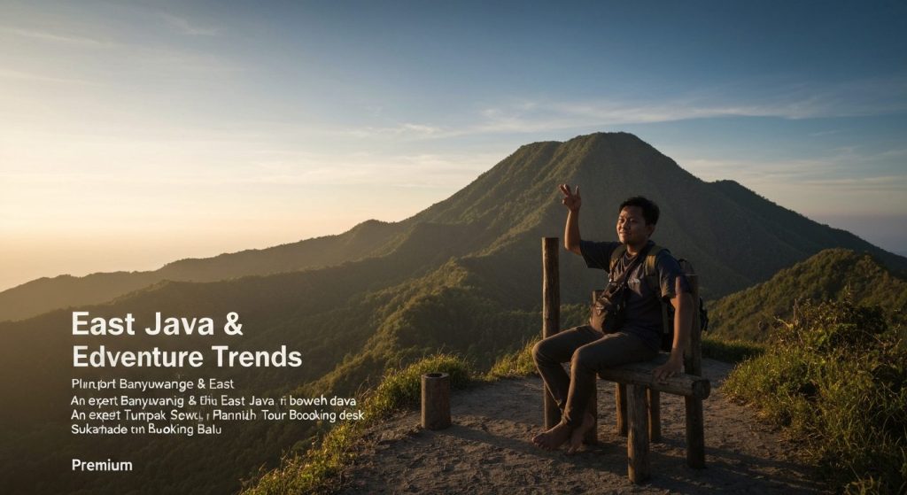 east java adventure travel trends 2026 2027 — Photorealistic editorial travel photograph relevant to: An expert Banyuwan